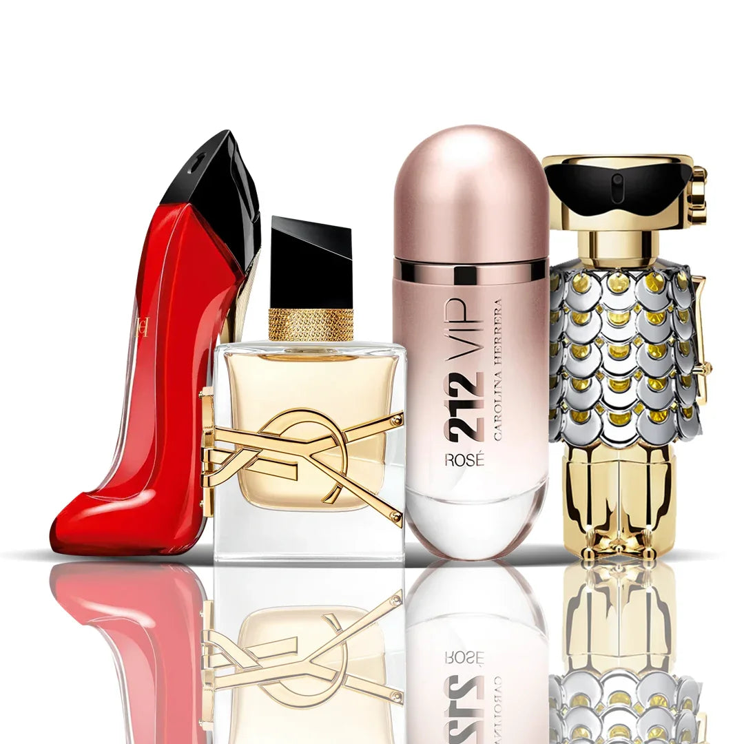 Set di 4 profumi  | Very Good Girl + Libre + 212 VIP Rosé + Fame